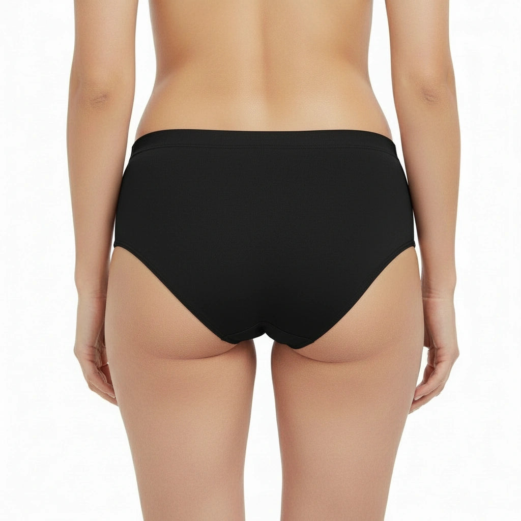 Bamboo Fabric Period Panty 5 Layer Protection | Soft & Odor-Free | Pack of 2