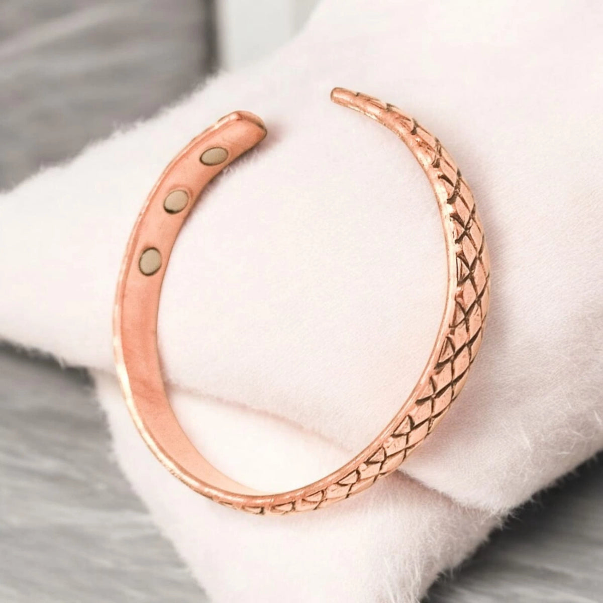 Pure Copper Magnetic Therapy Band - kada for Arthritis Relief – Adjustable, Stylish Design with 6 Powerful Magnets