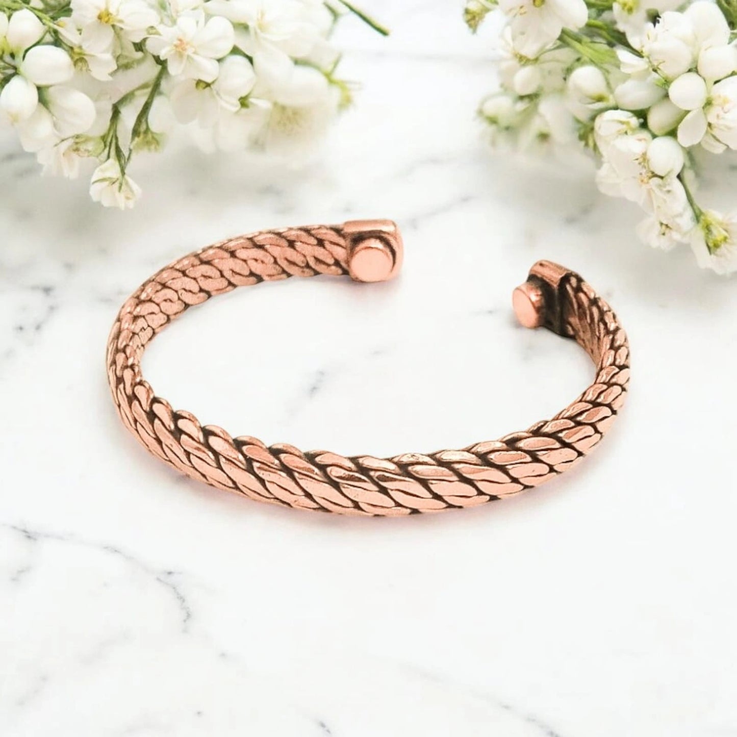 Pure Copper Robe Magnetic Therapy Band Adjustable, Stylish Design with Powerful Magnets