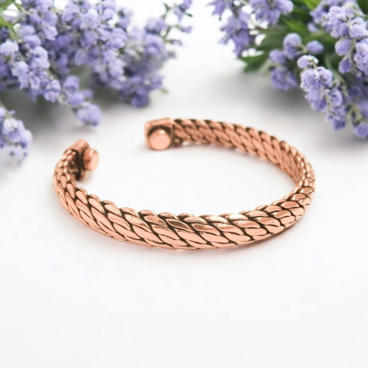 Pure Copper Robe Magnetic Therapy Band Adjustable, Stylish Design with Powerful Magnets