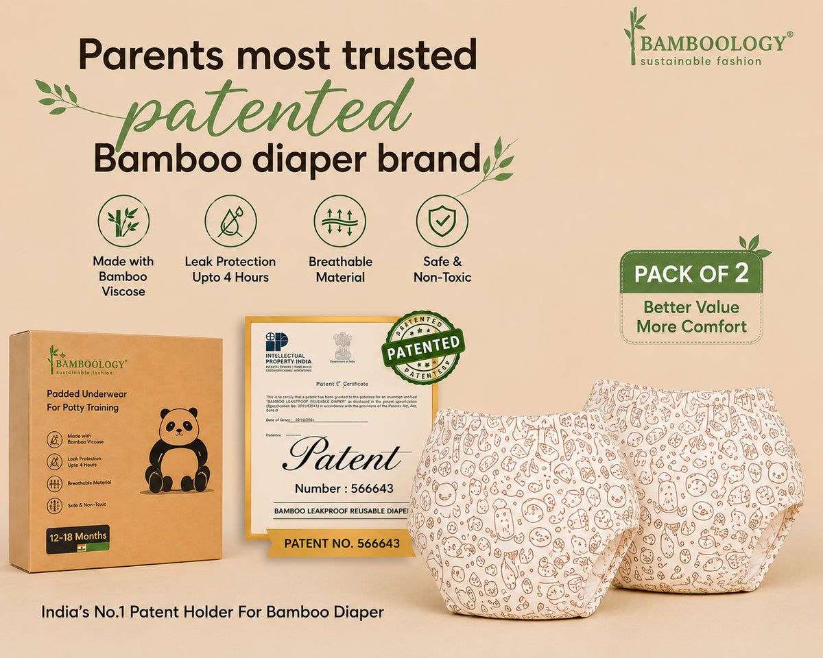 Reusable Bamboo Diaper Pants for Kids