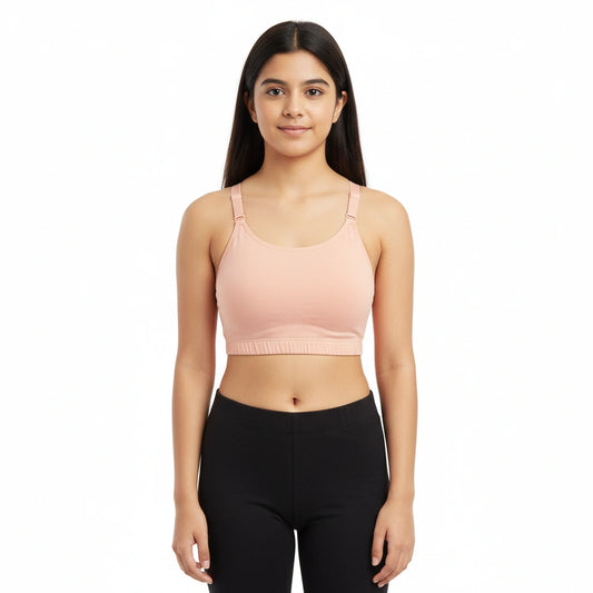 Bamboo Fabric Teenager Sports Bra – Ultra Soft, Stretchy & Sweat-Proof
