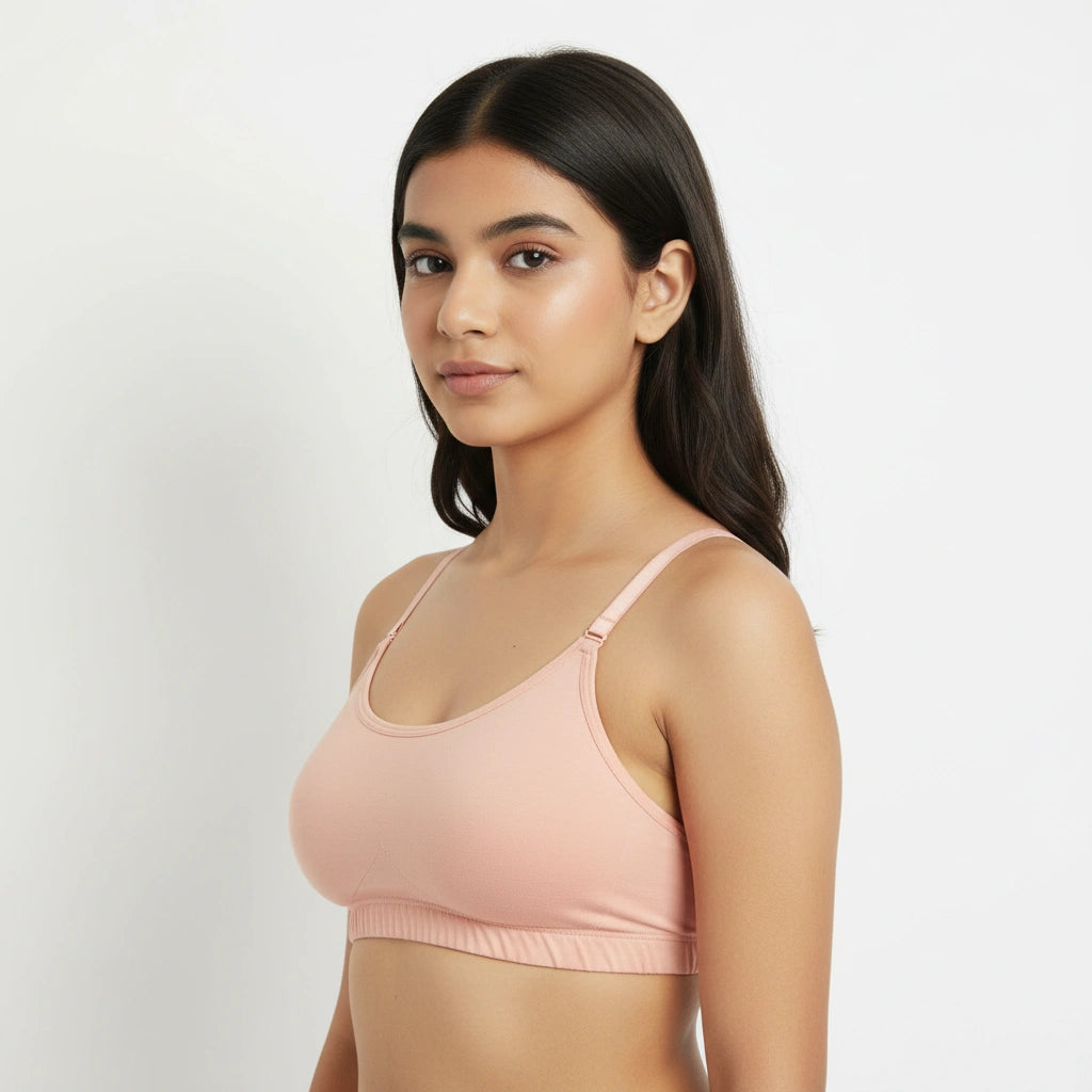 Bamboo Fabric Teenager Sports Bra – Ultra Soft, Stretchy & Sweat-Proof