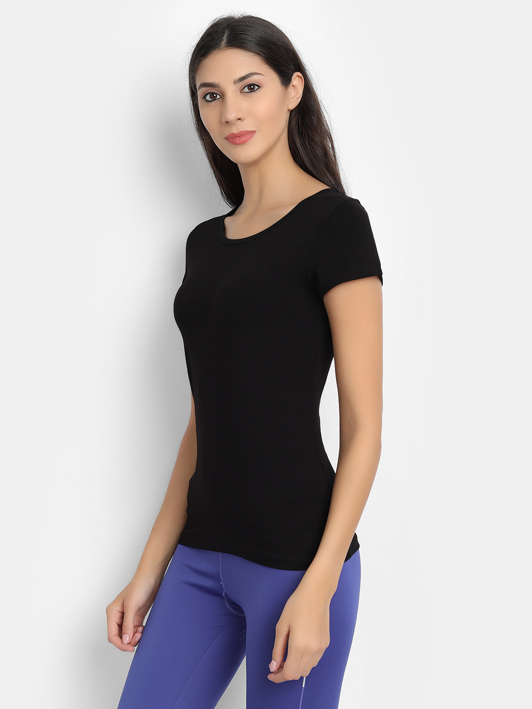 Women’s Bamboo Fabric Slim Fit T-Shirt | Soft & Breathable