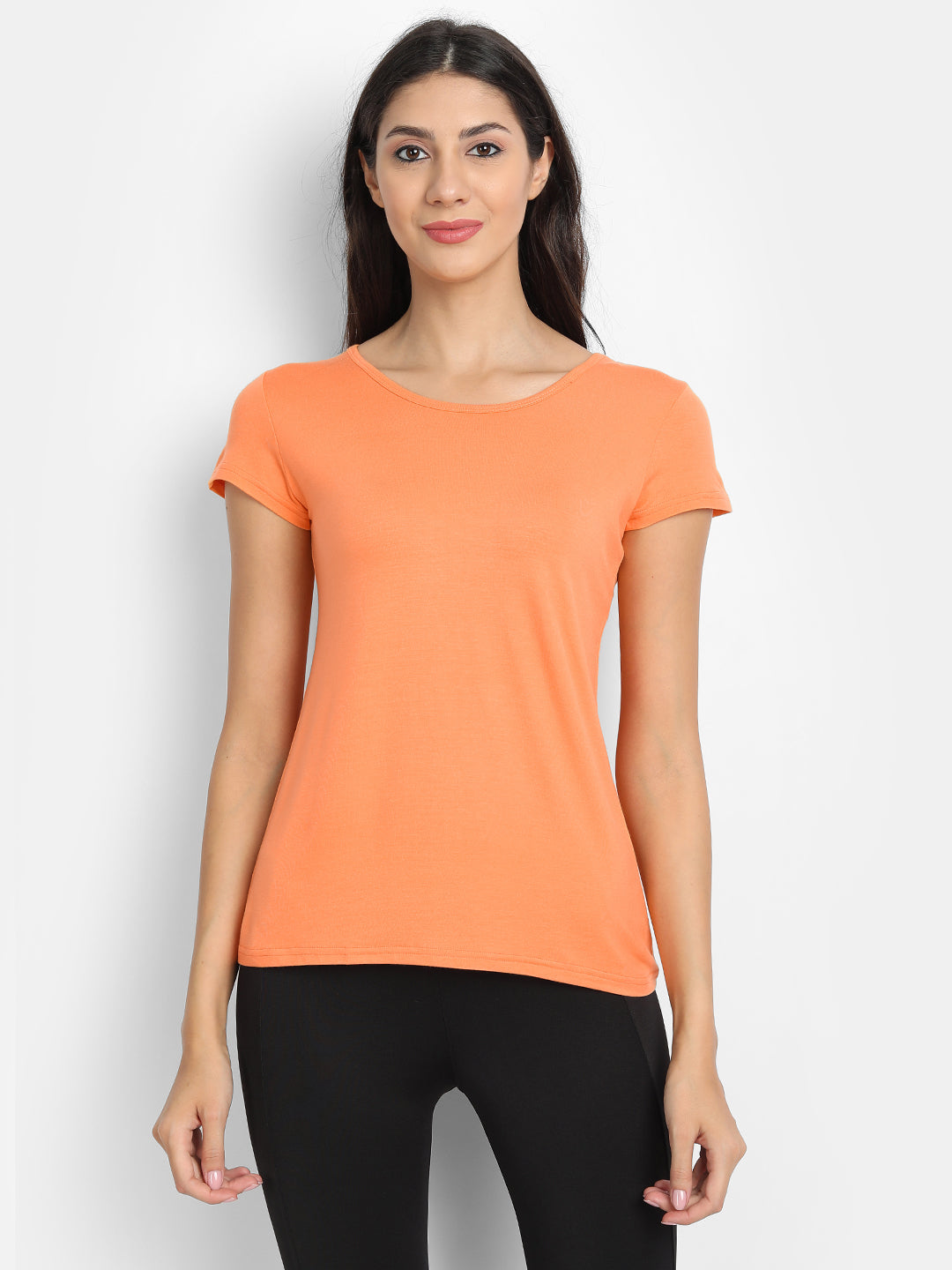 Women’s Bamboo Fabric Slim Fit T-Shirt | Soft & Breathable