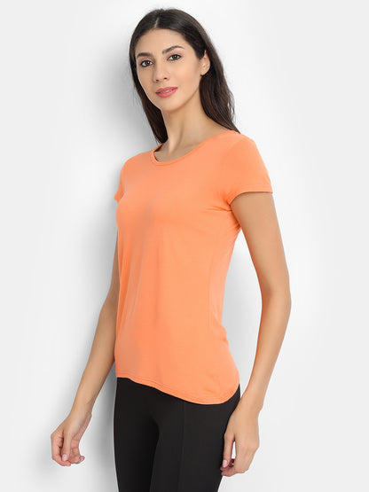 soft cotton half sleeve tops women