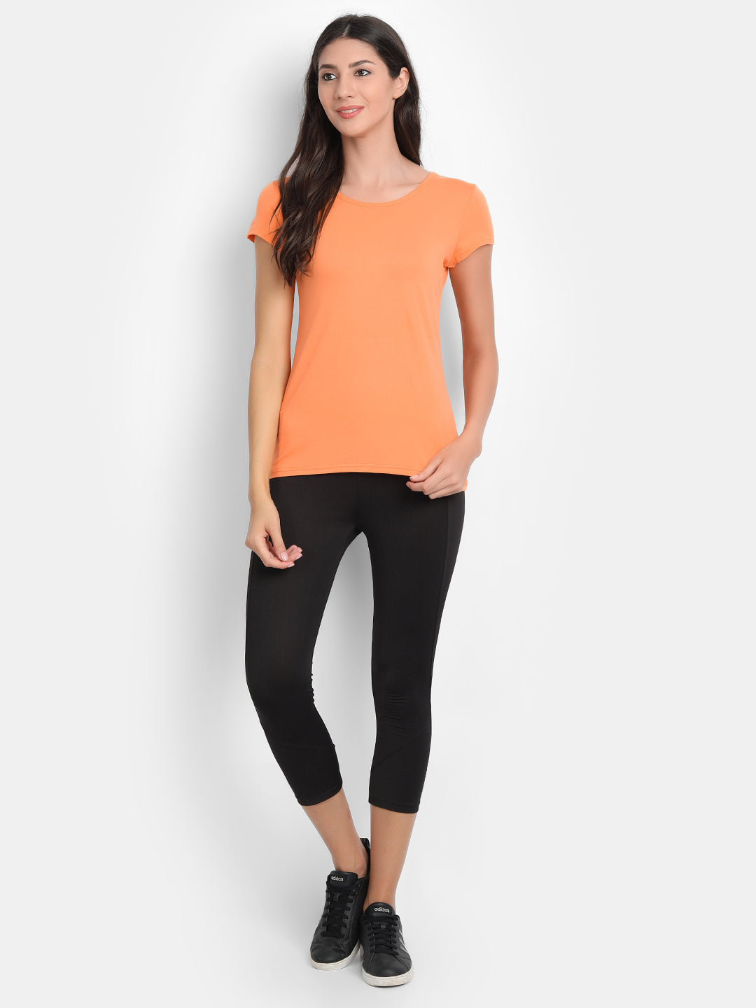 Women’s Bamboo Fabric Slim Fit T-Shirt | Soft & Breathable