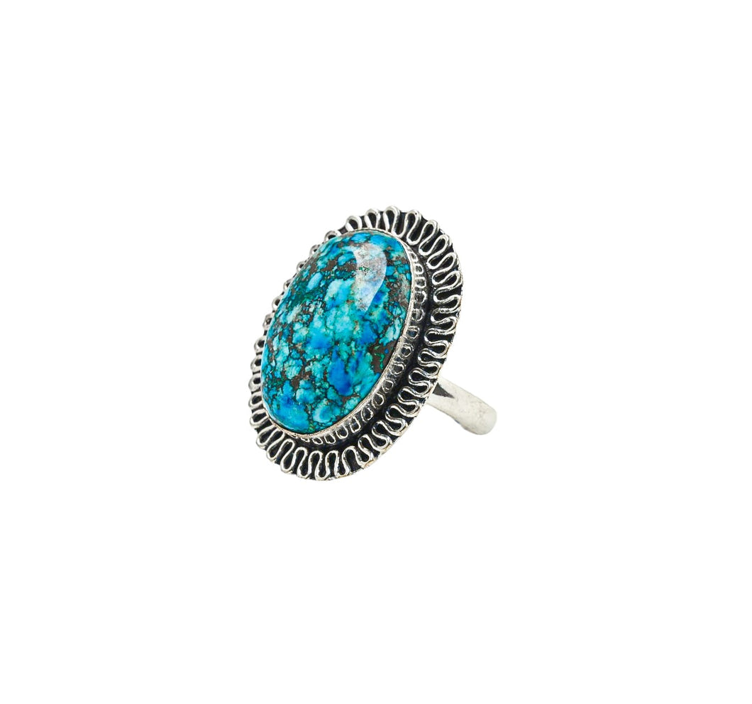 Healing Turquoise Adjustable Ring