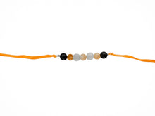 Load image into Gallery viewer, Handmade Sustainable Healing Beads Rakhi | Sunstone, Citrine, Light &amp; Dark Aventurine
