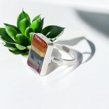 Load image into Gallery viewer, Seven Chakra Adjustable Ring
