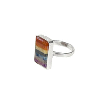 Load image into Gallery viewer, Seven Chakra Adjustable Ring
