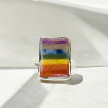 Load image into Gallery viewer, Seven Chakra Adjustable Ring
