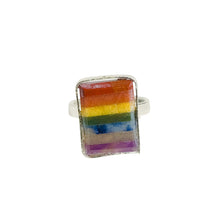 Load image into Gallery viewer, Seven Chakra Adjustable Ring
