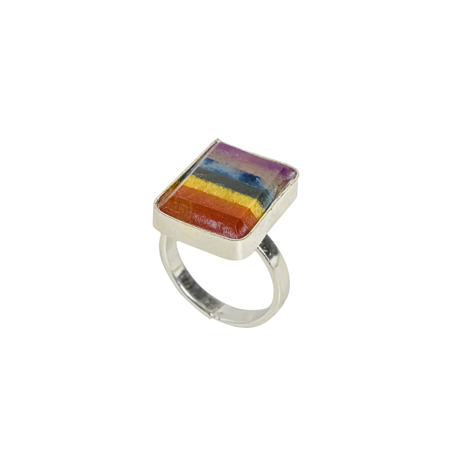 Seven Chakra Adjustable Ring