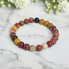 Load image into Gallery viewer, Mookaite Jasper bracelet boost immunity
