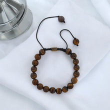 Load image into Gallery viewer, Real Tiger Eye Healing Bracelet For Courage, Creativity &amp; Chakra Healing
