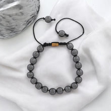 Load image into Gallery viewer, Real Hematite Healing Bracelet For Strong Mind, Grounded personality And Improved Health
