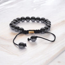 Load image into Gallery viewer, Real Hematite Healing Bracelet For Strong Mind, Grounded personality And Improved Health
