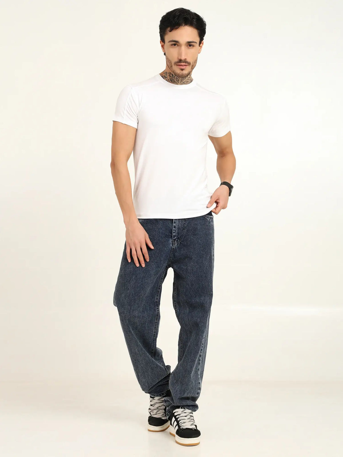 White oversize tshirt for men