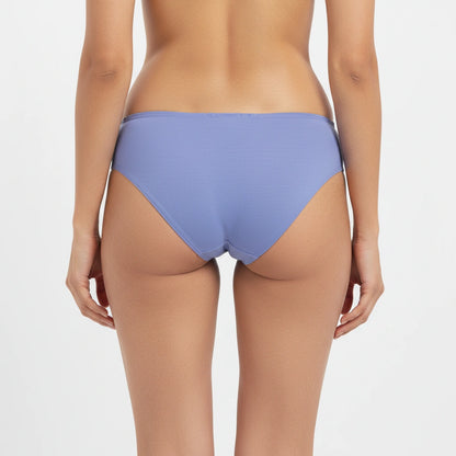 Bamboo Fabric Low Waist Underwear | Peach and Blue |  Pack of 2
