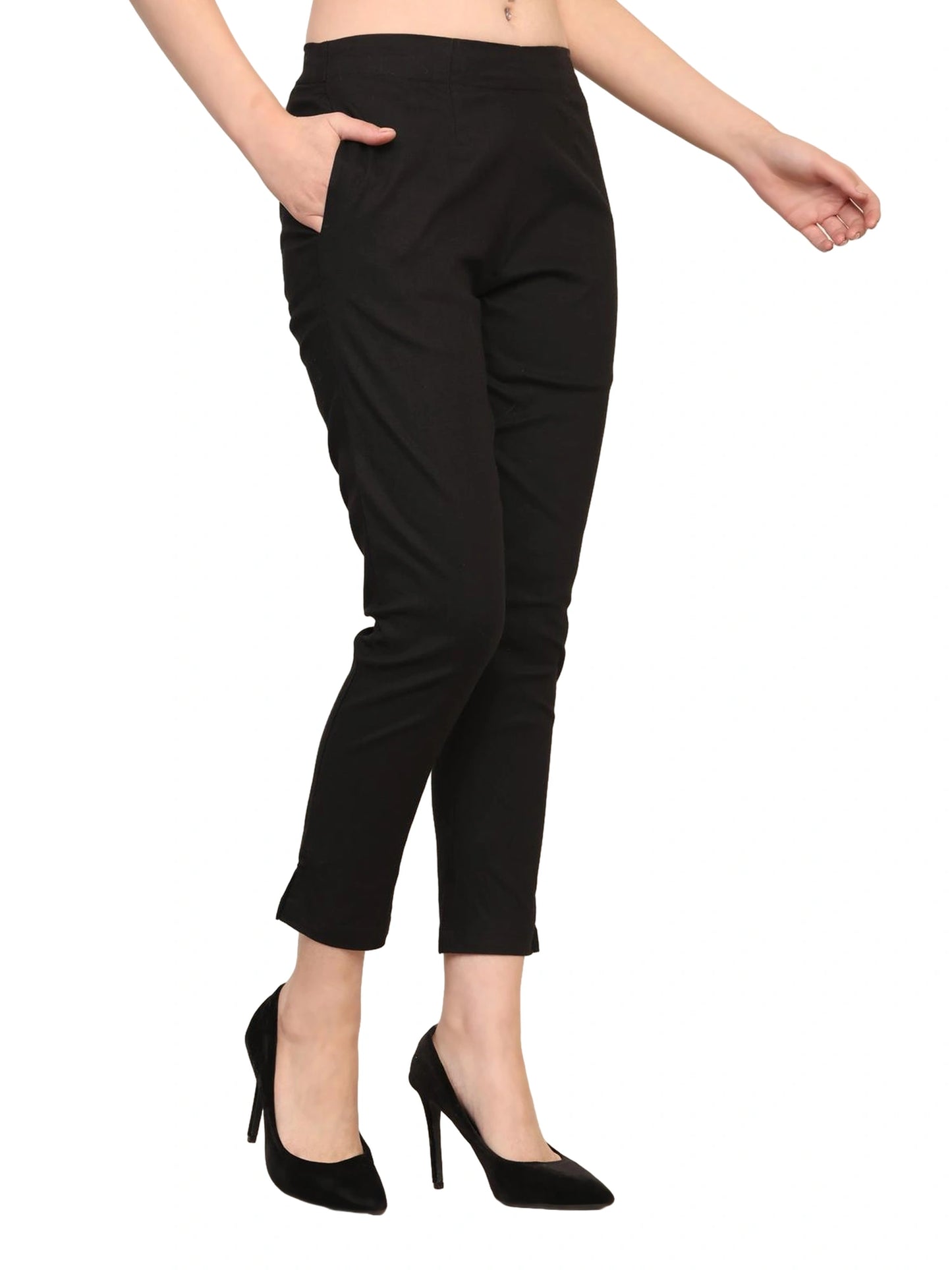 Women’s Linen Palazzo Pants – Effortless Style & Breathable Comfort | Black
