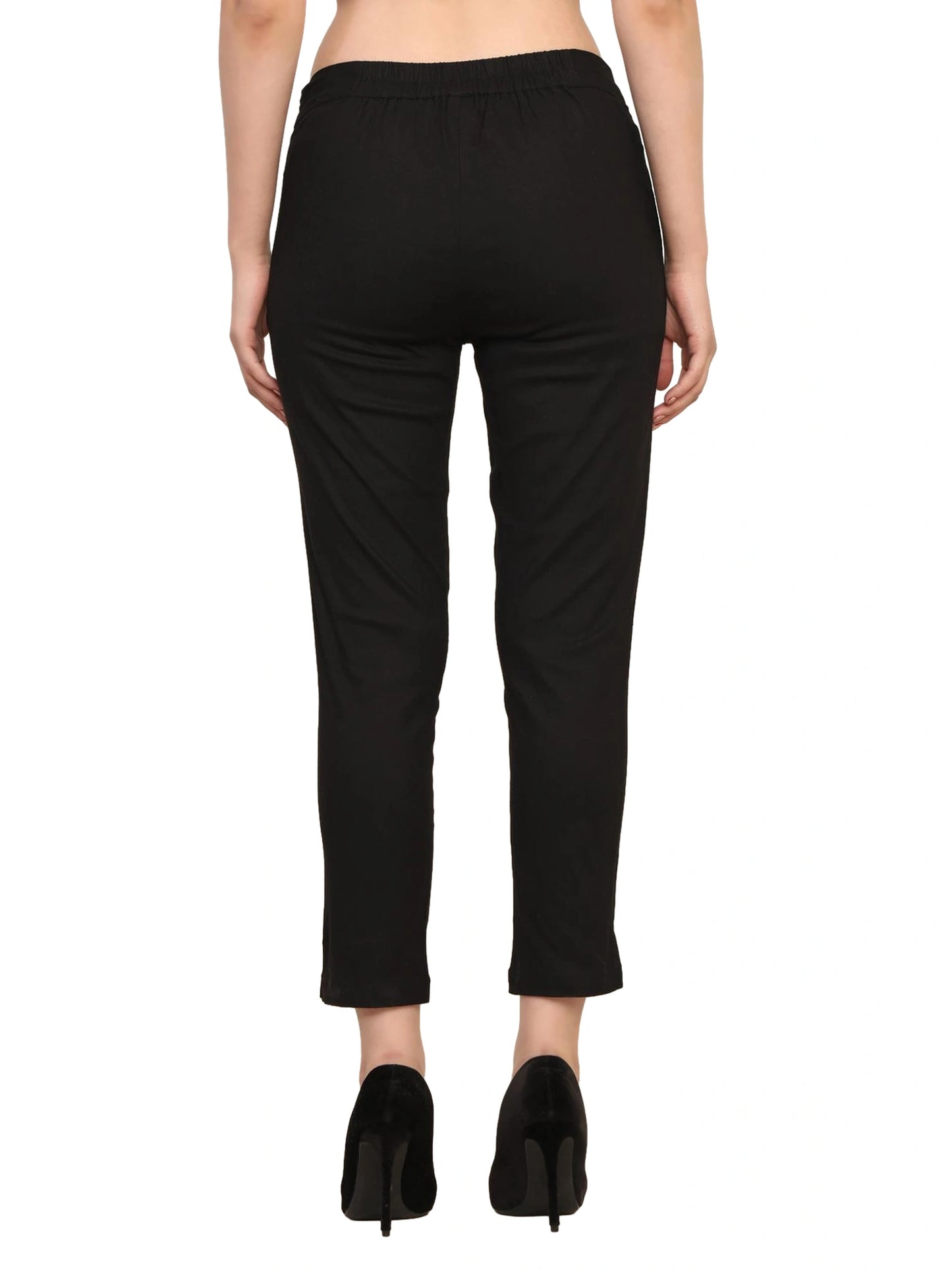 Women’s Linen Palazzo Pants – Effortless Style & Breathable Comfort | Black