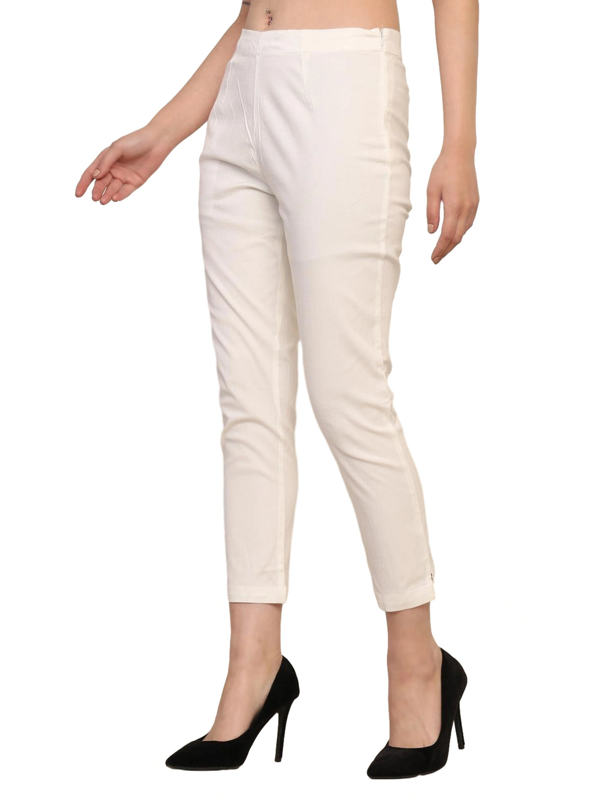 Women’s Linen Palazzo Pants – Effortless Style & Breathable Comfort | White