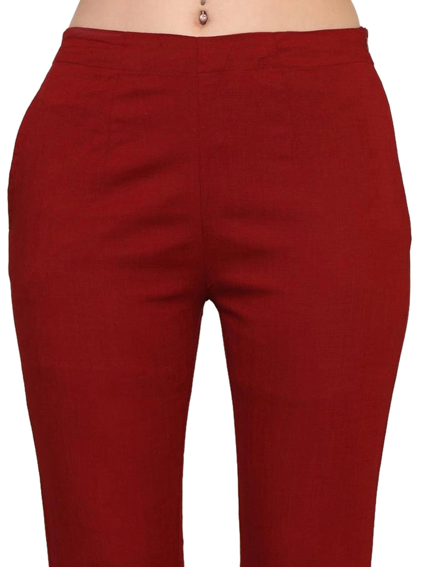 Women’s Linen Palazzo Pants – Effortless Style & Breathable Comfort | Wine Red