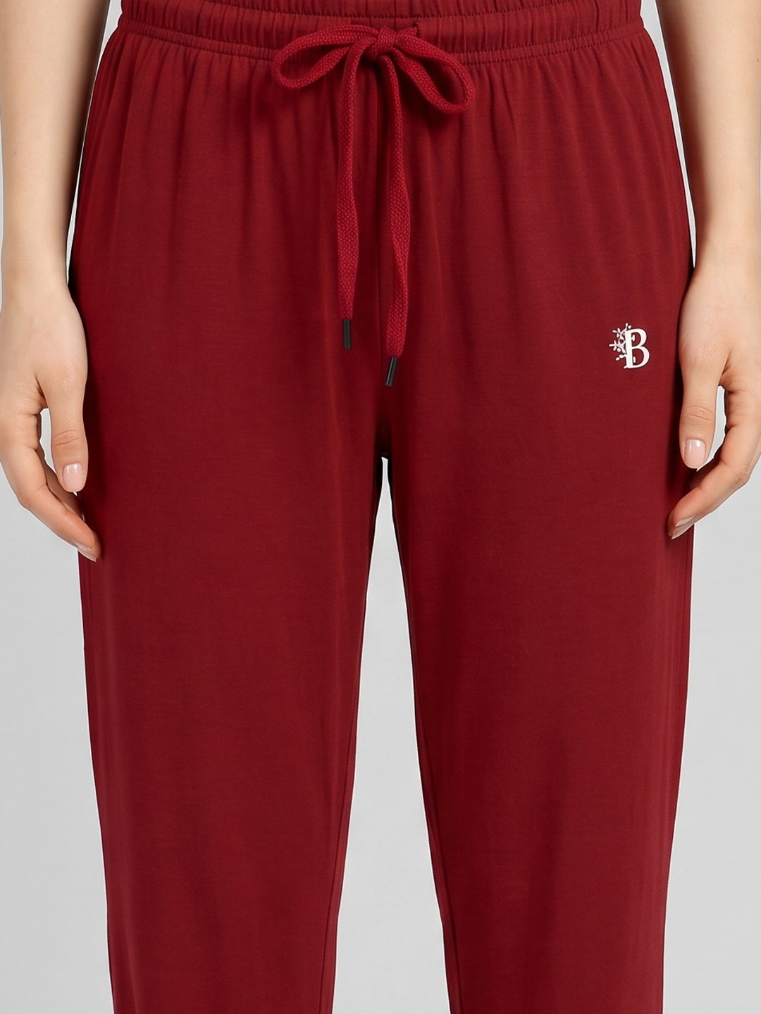 Women’s Maroon Bamboo Loungewear