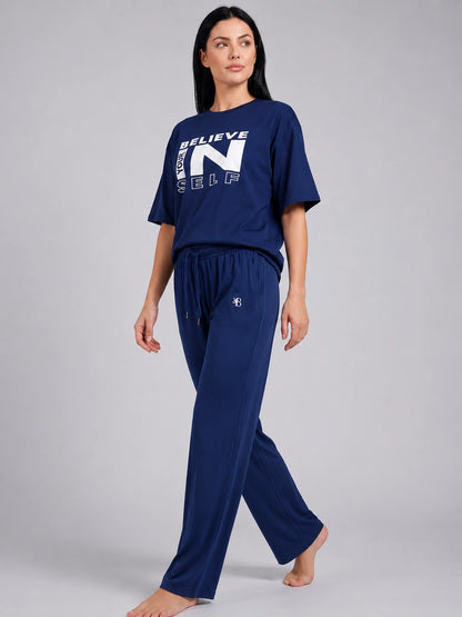 Women’s Navy Bamboo Loungewear