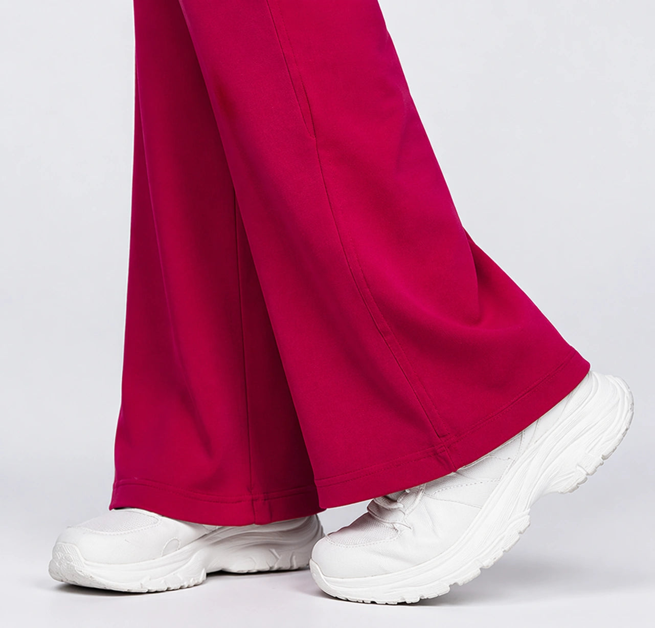 Women Bamboo Fabric Bell Bottom Yoga Pants | High Waist Bootcut Stretch Gym & Lounge Wear