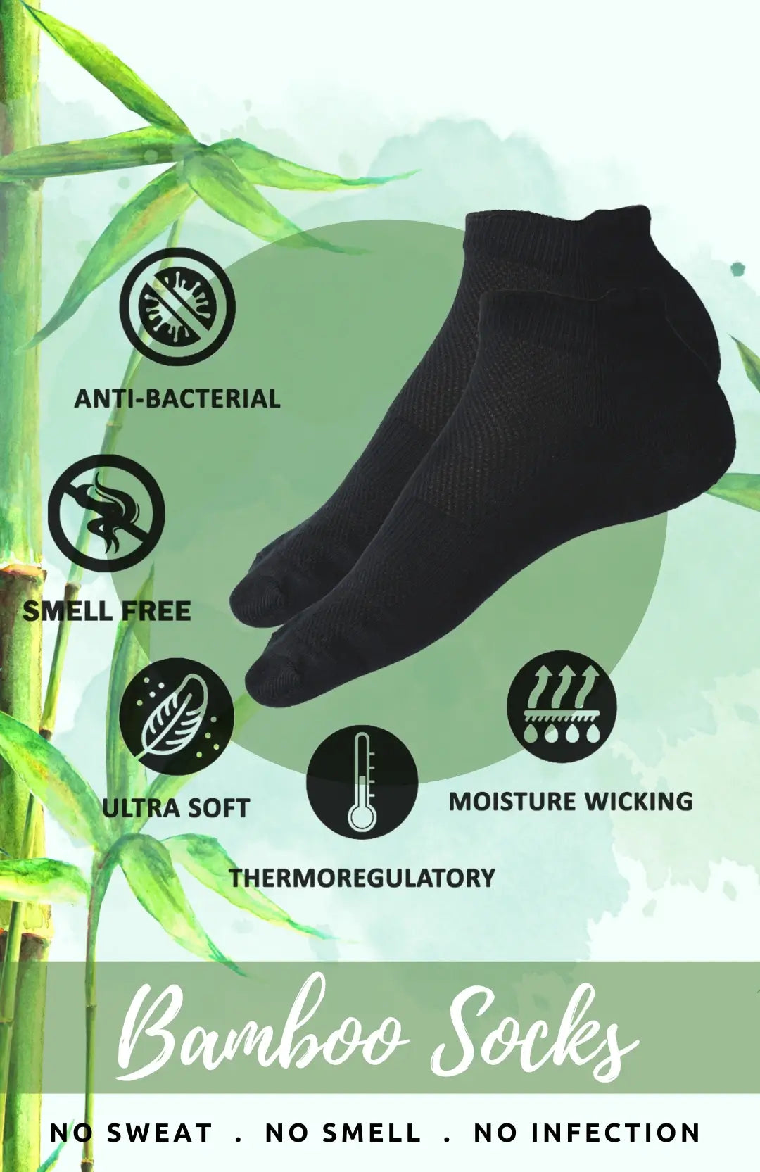 bamboo ankle socks for men and women