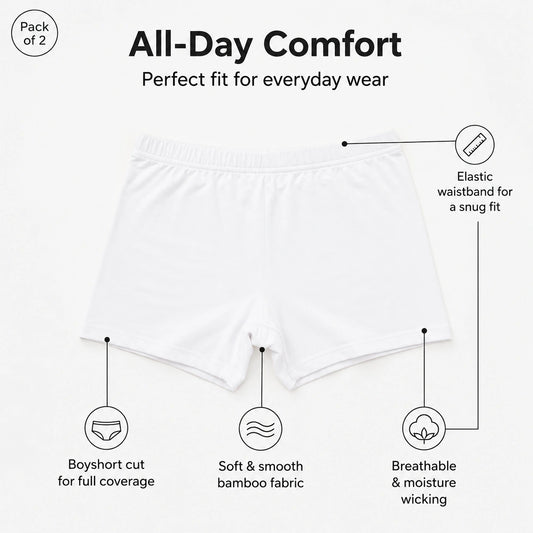 bamboo boyshort panties for women