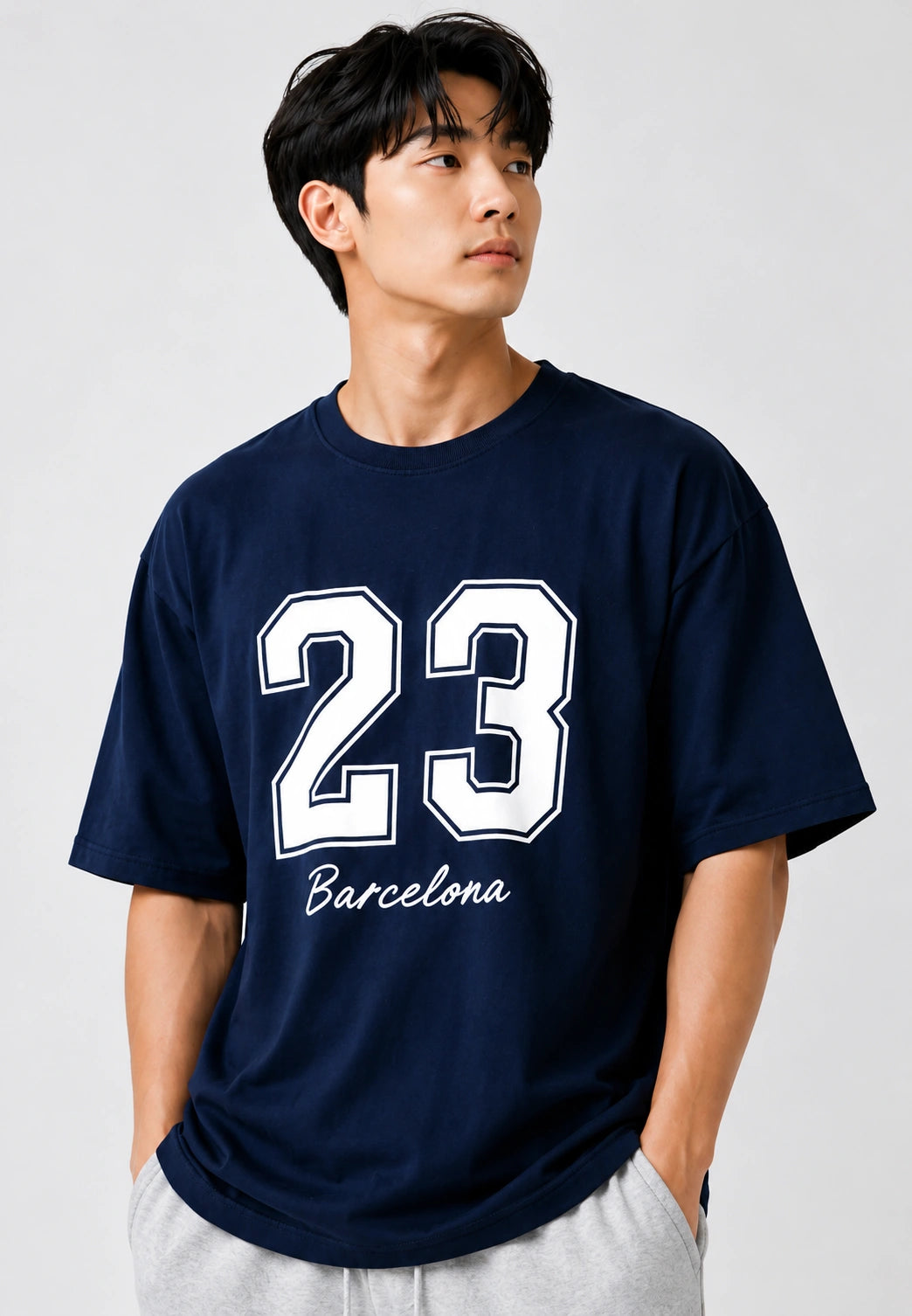 bamboo fabric oversized t shirt