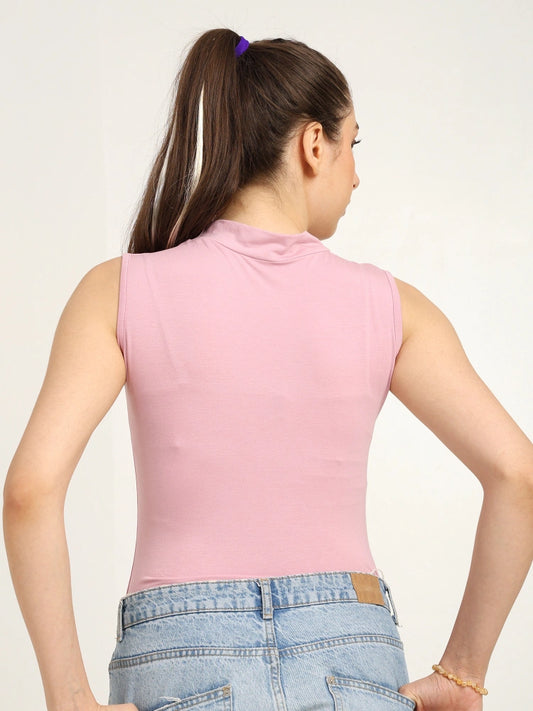 Gen Z Bamboo High Neck Tank for Women | Soft, Breathable & Sustainable