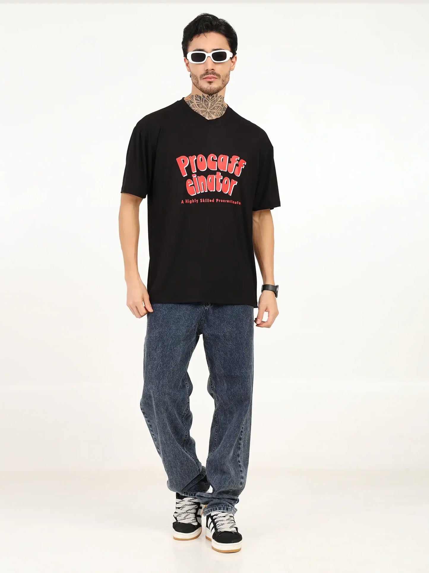 bewakuf oversize t shirt Men
