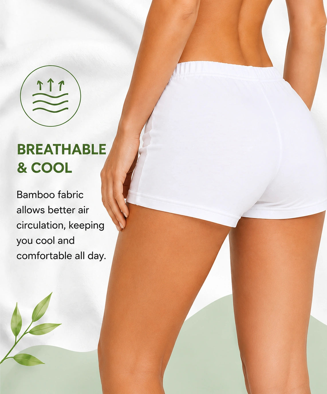 eco friendly women underwear boyshort