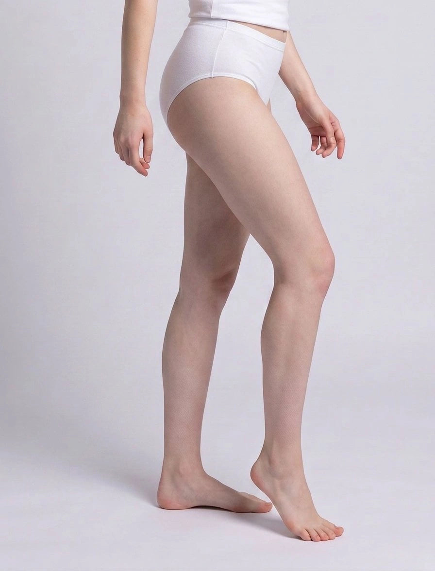 Organic White Bamboo Panty