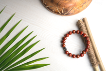 Load image into Gallery viewer, Original Red Jasper Bracelet For Balance, Endurance and Emotional Wellbeing
