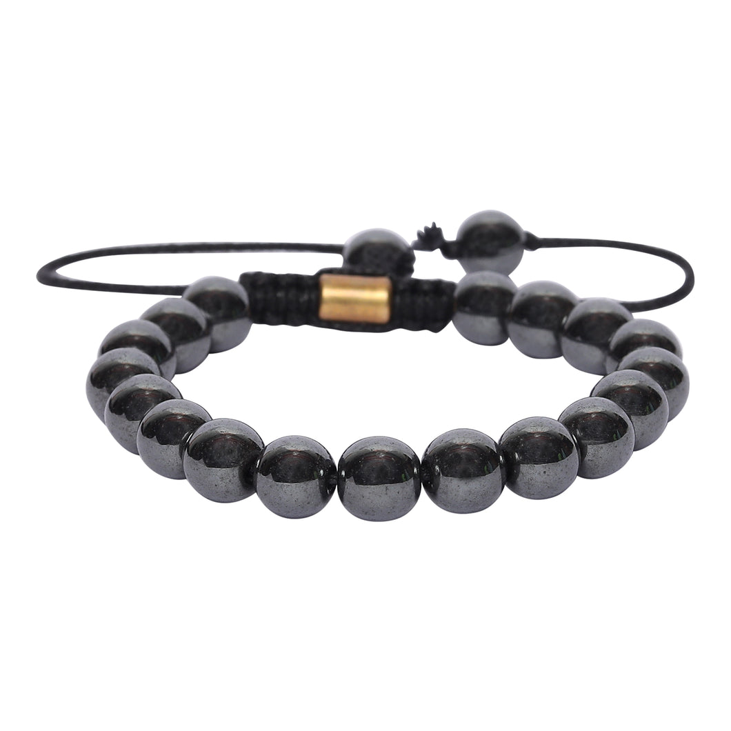 Real Hematite Healing Bracelet For Strong Mind, Grounded personality And Improved Health