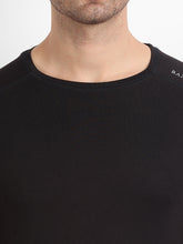 Load image into Gallery viewer, Bamboo Fabric Black T-shirt For Men
