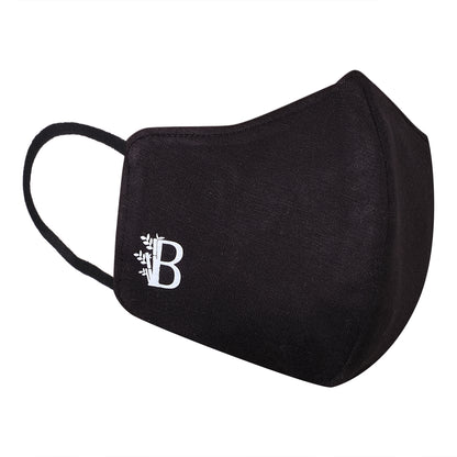 Bamboo Fabric Men's Face Mask | 5 Layer filtration | Pack of 2