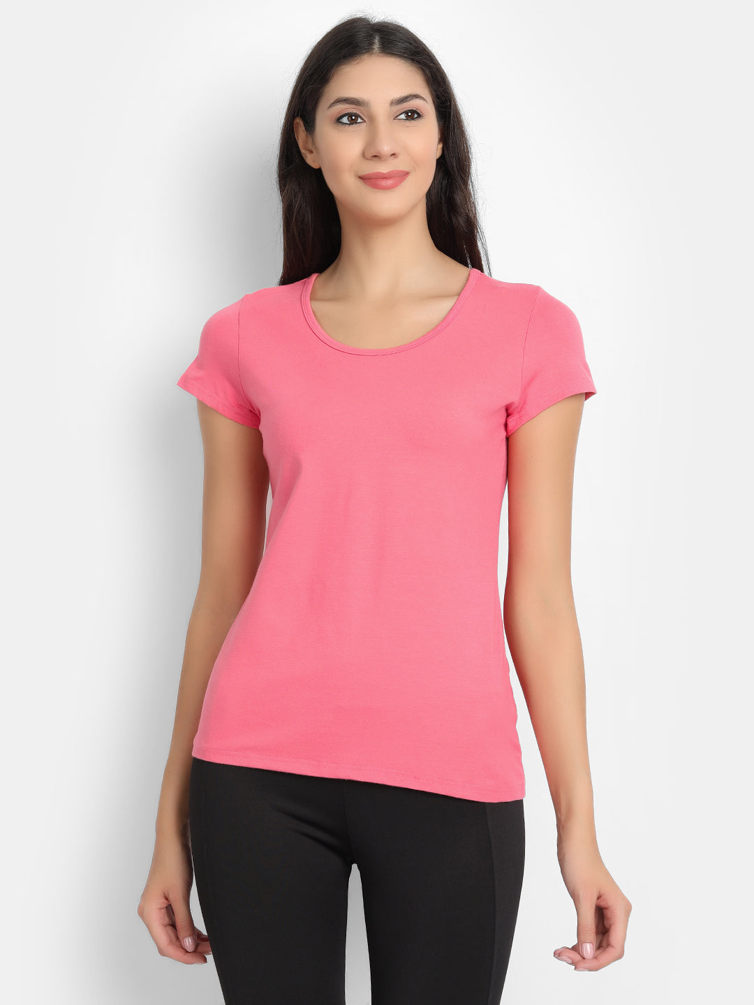 Women’s Bamboo Fabric Slim Fit T-Shirt | Soft & Breathable
