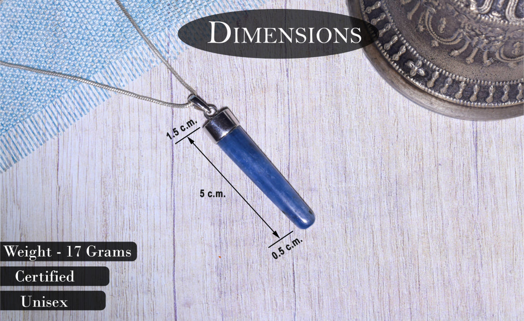 Original Kyanite Pendant For Better Communication & Meditation