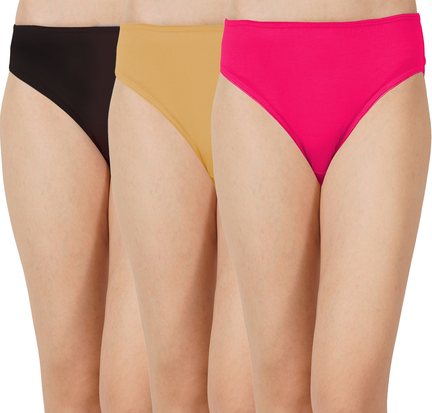 Bamboo Fabric Panty Set for Baby Girls (Pack of 3) – Soft, Breathable, Eco-Friendly, and Comfortable