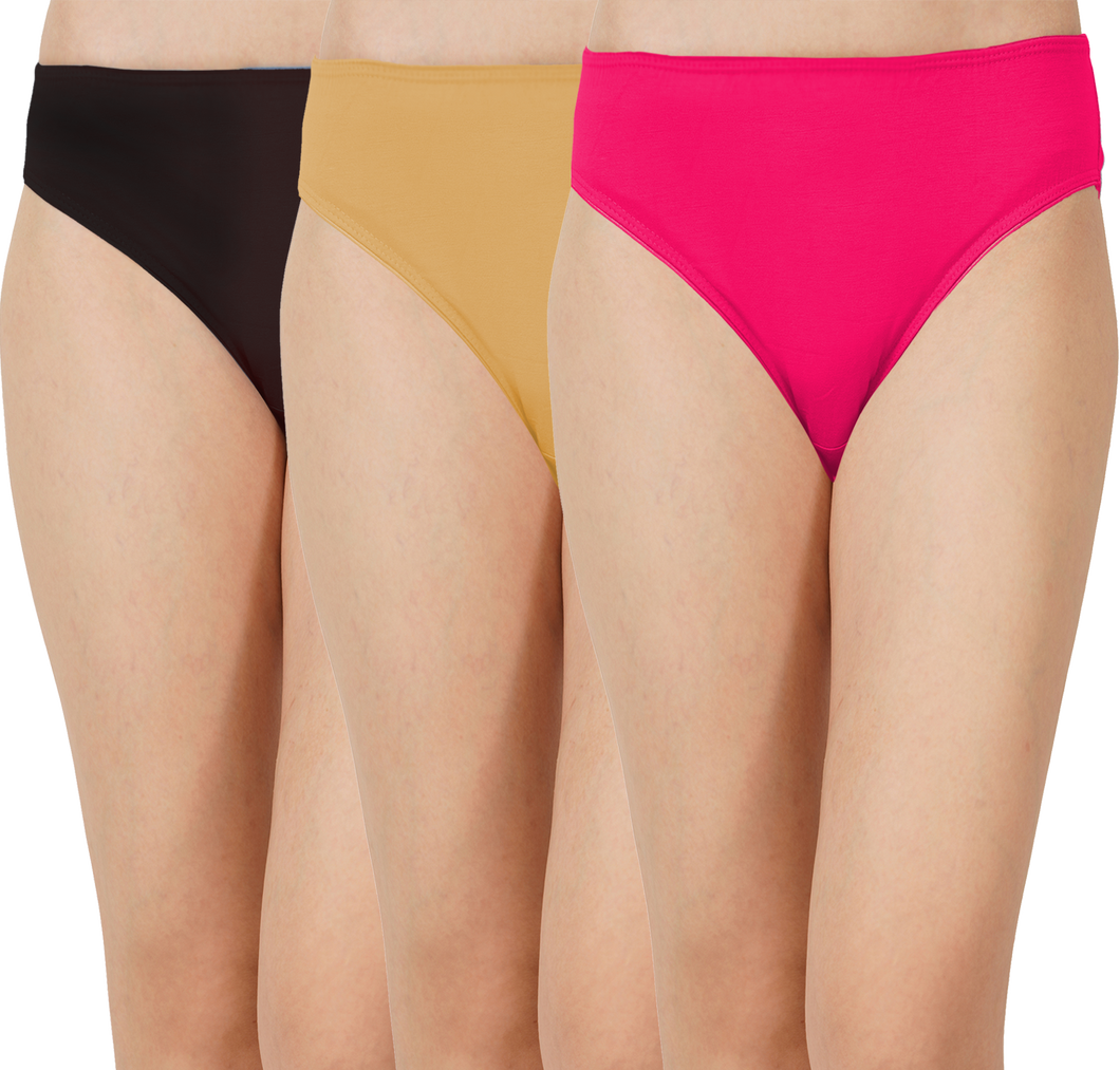 Bamboo Fabric Panty Set For Girls | Pack of 3