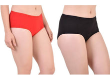 Load image into Gallery viewer, 2pcs Pack Womens Bamboo Hipsters Panties Briefs

